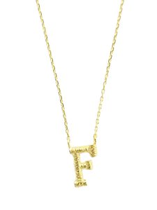 Alphabet Necklace F