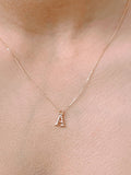 アルファベットネックレス　ゴールド　yfjewelNecklace gold 10k Necklace gold 10金　イニシャル　モノグラム　アルファベット　necklace